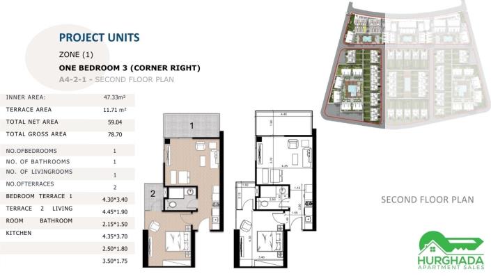 Image No.52-1 Bed Apartment for sale