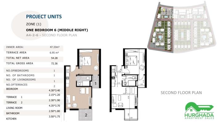 Image No.57-1 Bed Apartment for sale