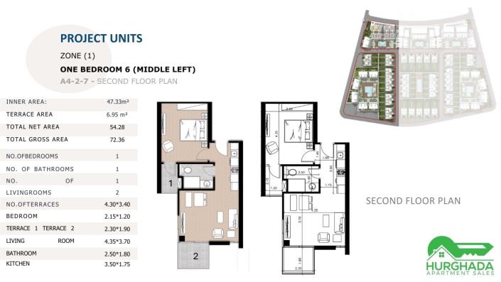 Image No.58-1 Bed Apartment for sale