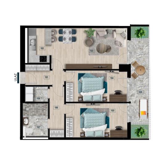 Image No.13-3 Bed Apartment for sale