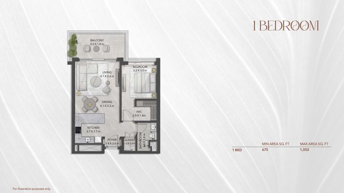 Image No.20-1 Bed Apartment for sale