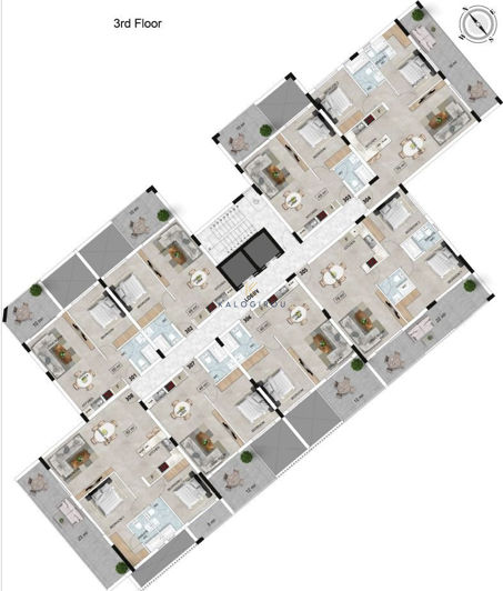 Image No.34-3 Bed Apartment for sale