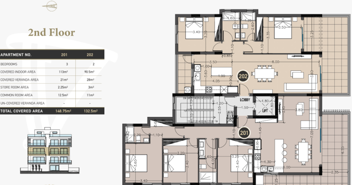 Image No.6-2 Bed Apartment for sale