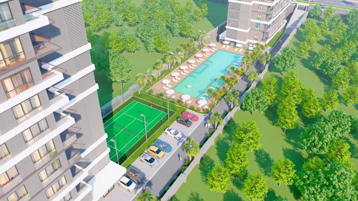 Image No.4-Appartement de 1 chambre à vendre à Mahmutlar