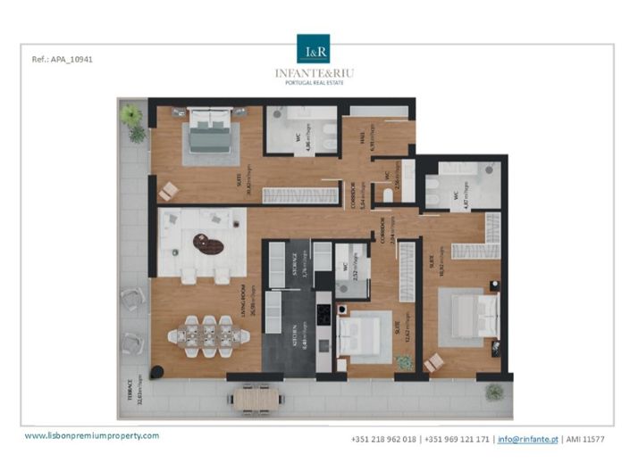 Image No.31-3 Bed Apartment for sale